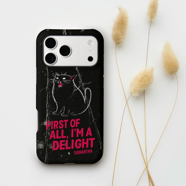 First Of All I'm A Delight Roaring Black Cat (Creator Uploaded)