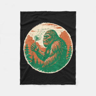 First Of Jesus Thinks A Delight Frog Funny Fleece Blanket