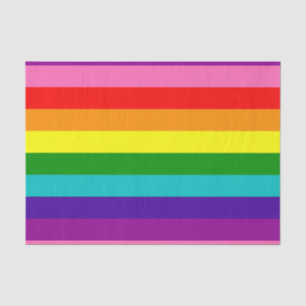 First Original 8-Stripe Gay Pride Rainbow Flag Tissue Paper