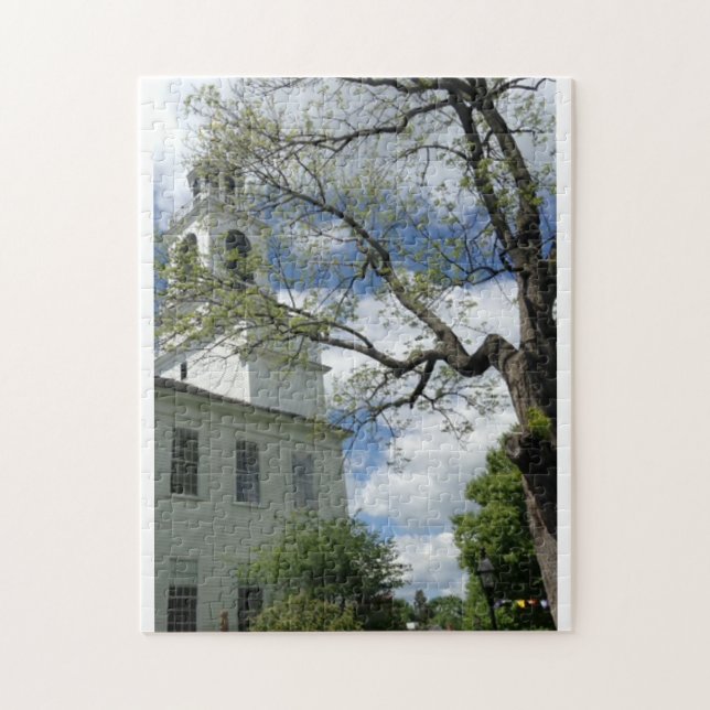 First Parish in Bedford Unitarian Universalist Chu Jigsaw Puzzle (Vertical)