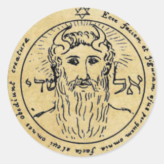 First Pentacle of the Sun Classic Round Sticker