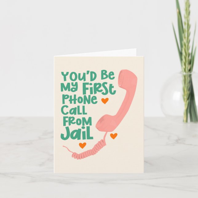 First Phone Call Card (Front)