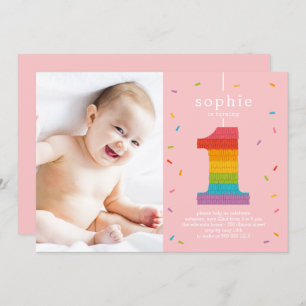 First Piñata Baby First Birthday Party Invitation