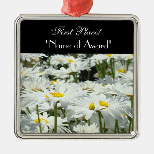 First Place Award custom Hanging Ornament 1st (Front)