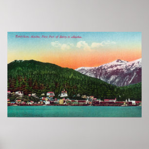 First Port of Entry in Alaska View Poster
