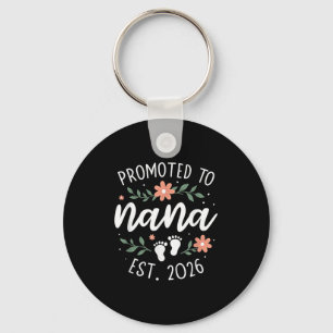 First Pregnancy Announcement Grandma - Promoted To Key Ring