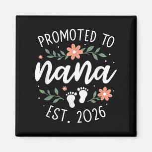 First Pregnancy Announcement Grandma - Promoted To Magnet
