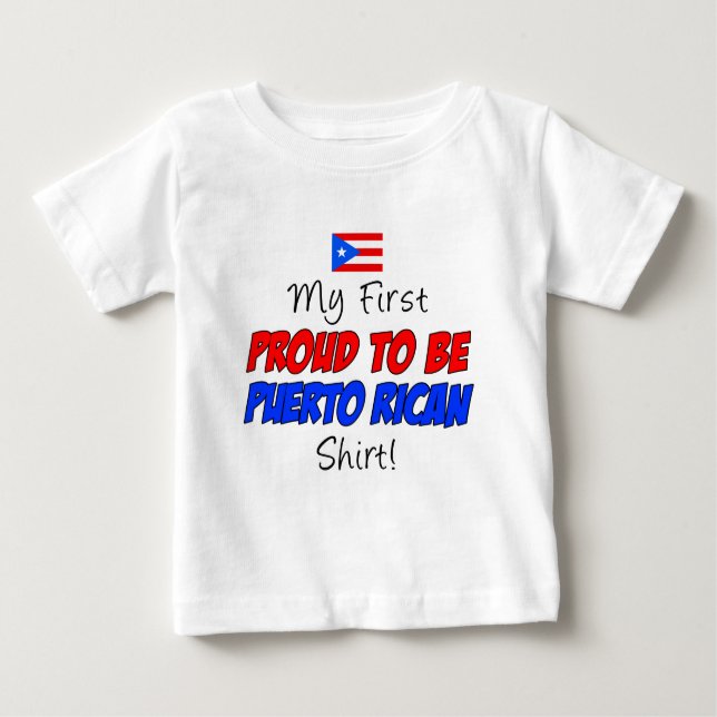 First Proud To Be Puerto Rican Shirt (Front)