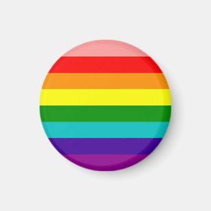 First Rainbow Gay Pride Flag Magnet