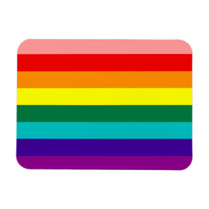 First Rainbow Gay Pride Flag Premium Magnet