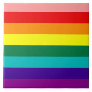 First Rainbow Gay Pride Flag Tile