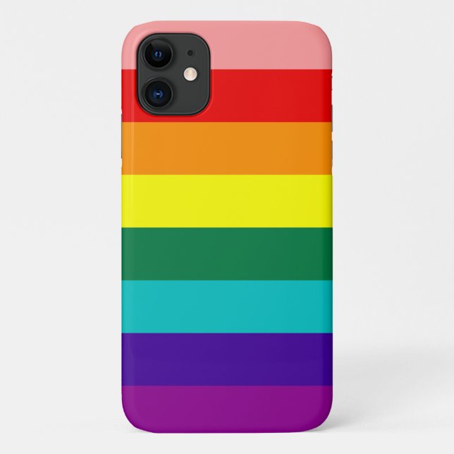 First Rainbow Pride Flag Case-Mate iPhone Case (Back)
