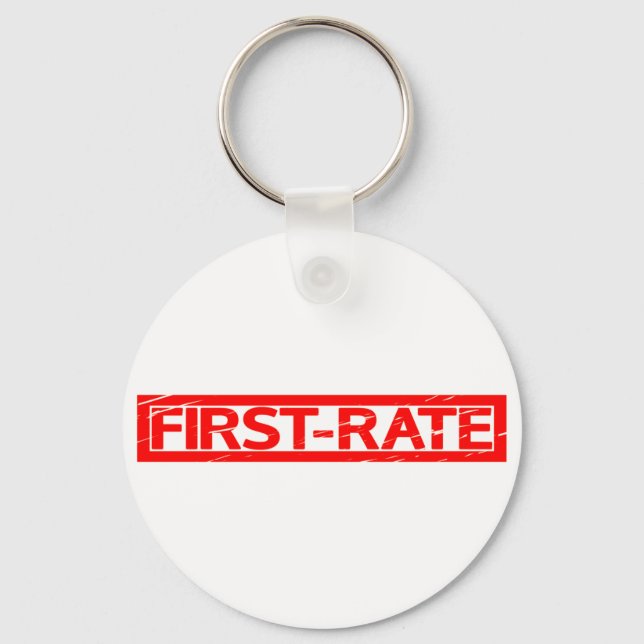 First-rate Stamp Key Ring (Front)