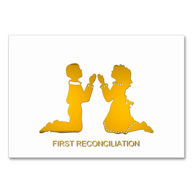 First Reconciliation Table Number (Front)
