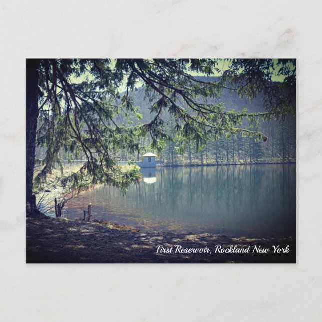 First Reservoir in Rockland County Postcard (Front)