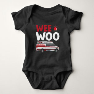 First Responder Ambulance Car Aid Ems vehicle Baby Bodysuit