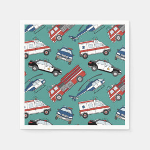 First Responder Paper Napkins, Hero Appreciation  Napkin