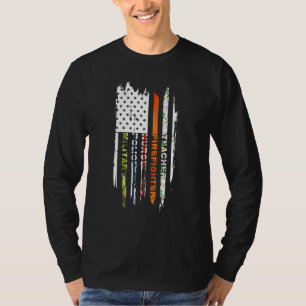 First Responders Teacher Firefighter Nurse Police  T-Shirt