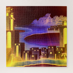 "First Revelation" 2.0 - cryptic mysterious art Jigsaw Puzzle
