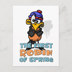 First Robin Postcard