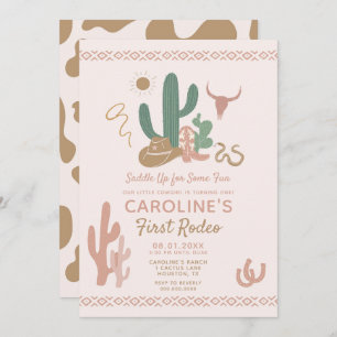 First Rodeo Birthday Invitation