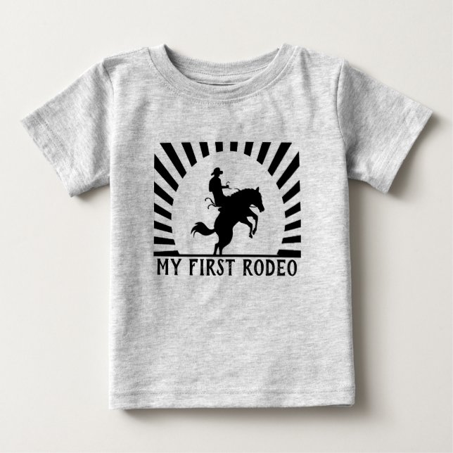 First Rodeo Birthday T Shirt (Front)