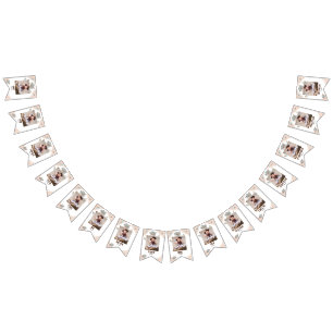 First Rodeo Cowboy Birthday Photo Bunting Flags 