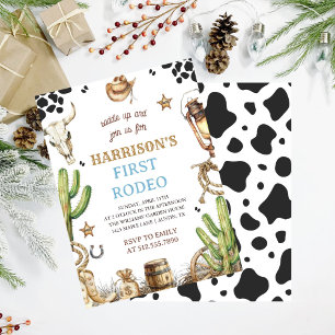 First Rodeo Invitation, My 1st Rodeo Invitation