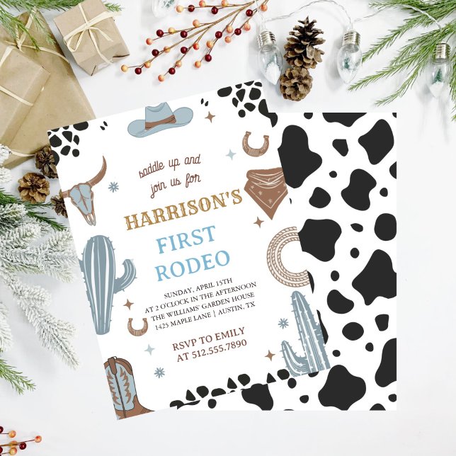 First Rodeo Invitation, My 1st Rodeo Invitation (Creator Uploaded)