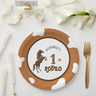 First Rodeo Paper Plate