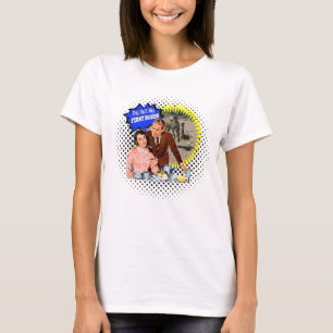 First Rodeo Retro Couple Bronc Rider ( colour) T-Shirt