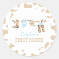 First Rodeo Western Cowboy 1st Birthday