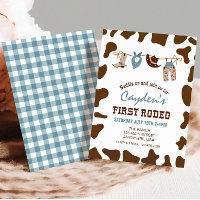 First Rodeo Western Cowboy First Birthday