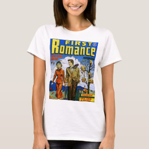 First Romance Autumn Love Vintage Comics T-Shirt