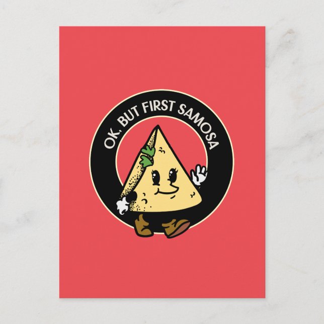 First Samosa Postcard (Front)