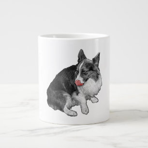 First Sip, Cherry Wink Large Coffee Mug
