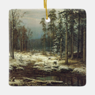 First Snow Ceramic Tree Decoration