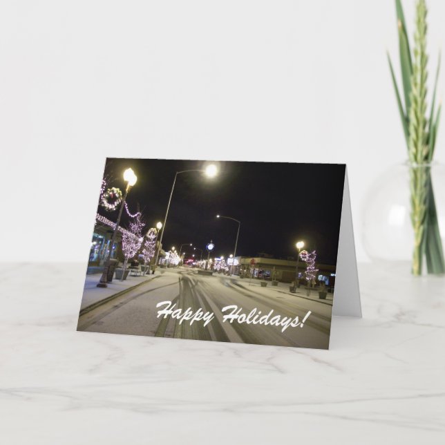 First snow Christmas card (Front)