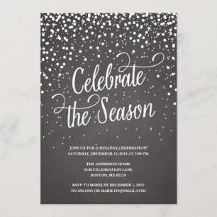 FIRST SNOW   HOLIDAY PARTY INVITATION