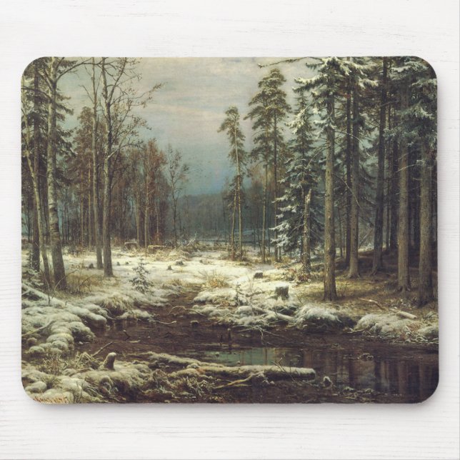 First Snow Mouse Pad (Front)