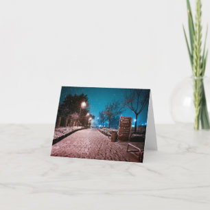 First Snow Thank You Card