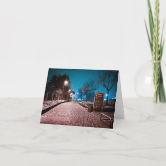 First Snow Thank You Card