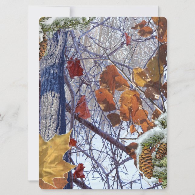 First Snow Winter Camouflage Print (Front)
