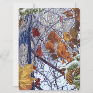 First Snow Winter Camouflage Print