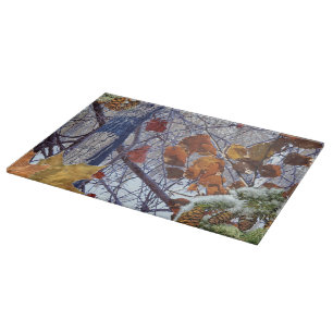 First Snow Winter Camouflage Style Cutting Board