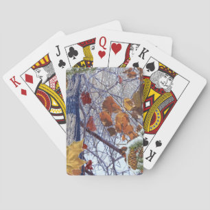 First Snow Winter Camouflage Style Playing Cards