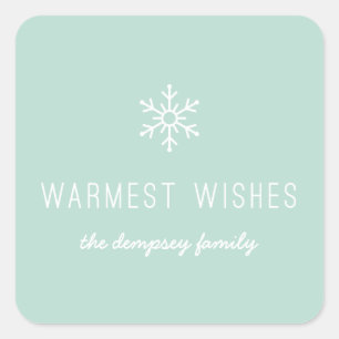 First Snowfall Sticker - Mint