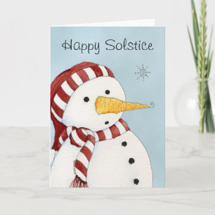 First Snowflake Solstice Card