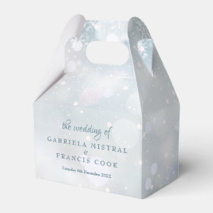 First Snowflakes Winter Wedding Favour Box