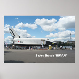 First Soviet shuttle Buran Poster
